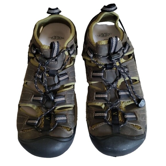 KEEN Arroyo II Mens Hiking Sandals Brown Leather Waterproof Trail Shoes Sz 10.5 main image 8